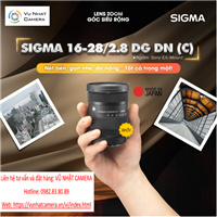 🍒🍒Ra mắt Sigma 16-28mm F/2.8 DG DN For Sony #Fullframe 💁‍♀️💁‍♂️ Đặt hàng ngay - Nhận ngay quà tặng☘️🍀🍀