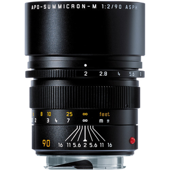 Leica Telephoto 90mm f/2.0 APO Summicron M Aspherical Manual Focus Black (Mới 100%) - Bảo hành chính hãng trên toàn quốc Hover
