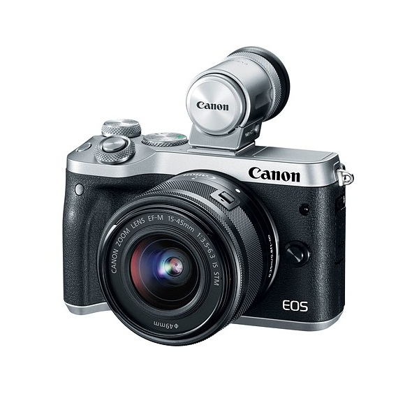 Canon EOS M6 Kit 15-45mm STM (Mới 100%) - Bảo hành chính hãng 02 năm trên toàn quốc Cover