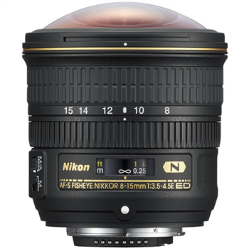 Nikon AF-S Fisheye 8-15mm F3.5-4.5E ED (Mới 100%) - Bảo hành chính hãng VIC-VN 01 năm trên toàn quốc Hover